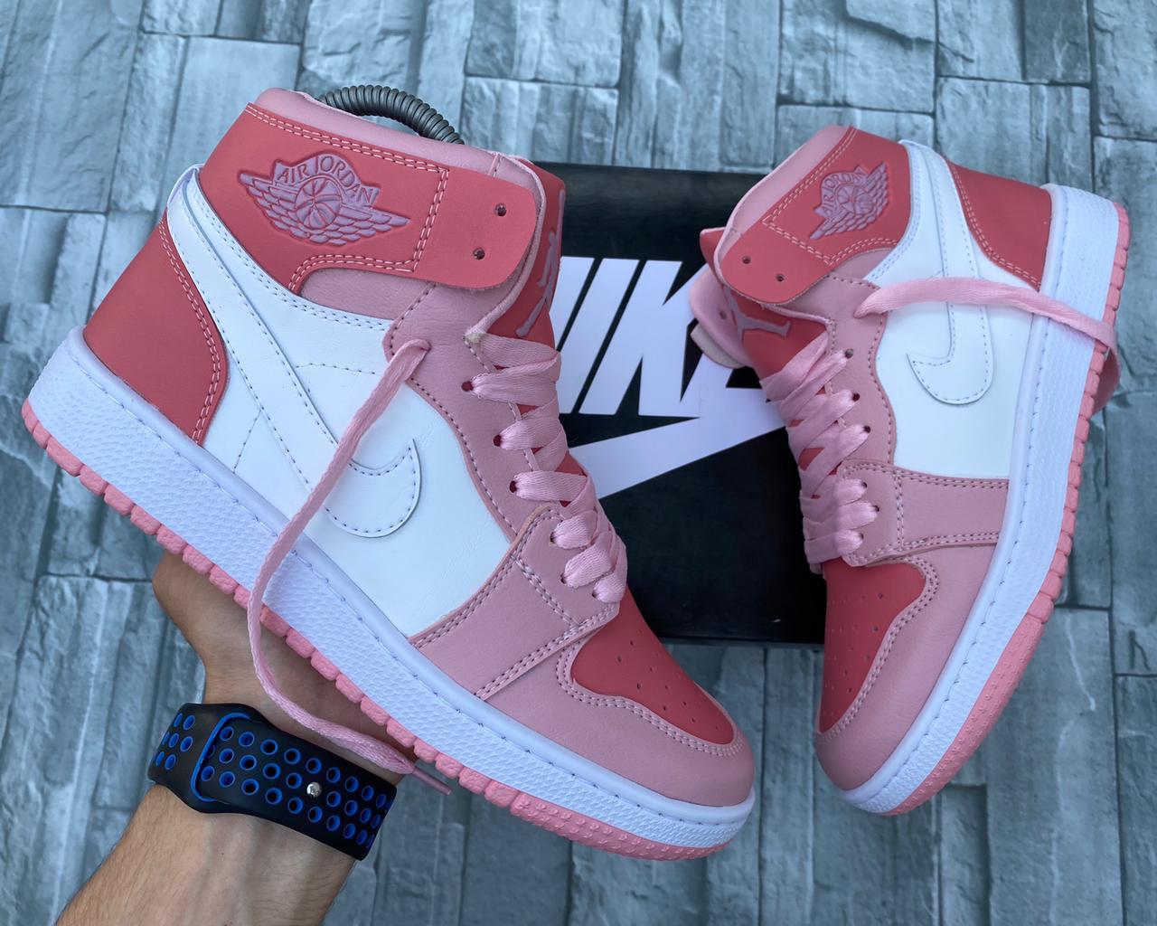 Bellas Botas Nike Blanco Rosado Mt